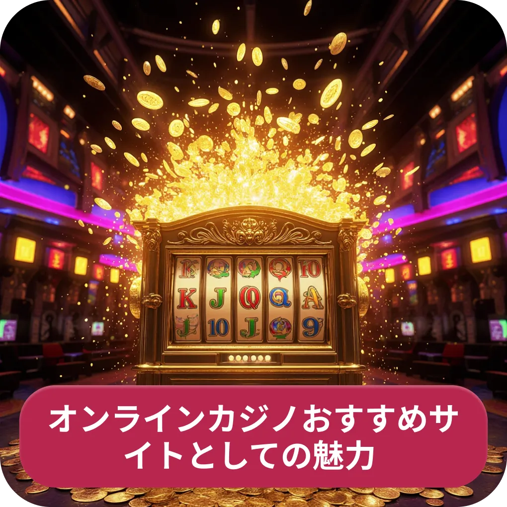 オンラインカジノおすすめサイトとしての魅力