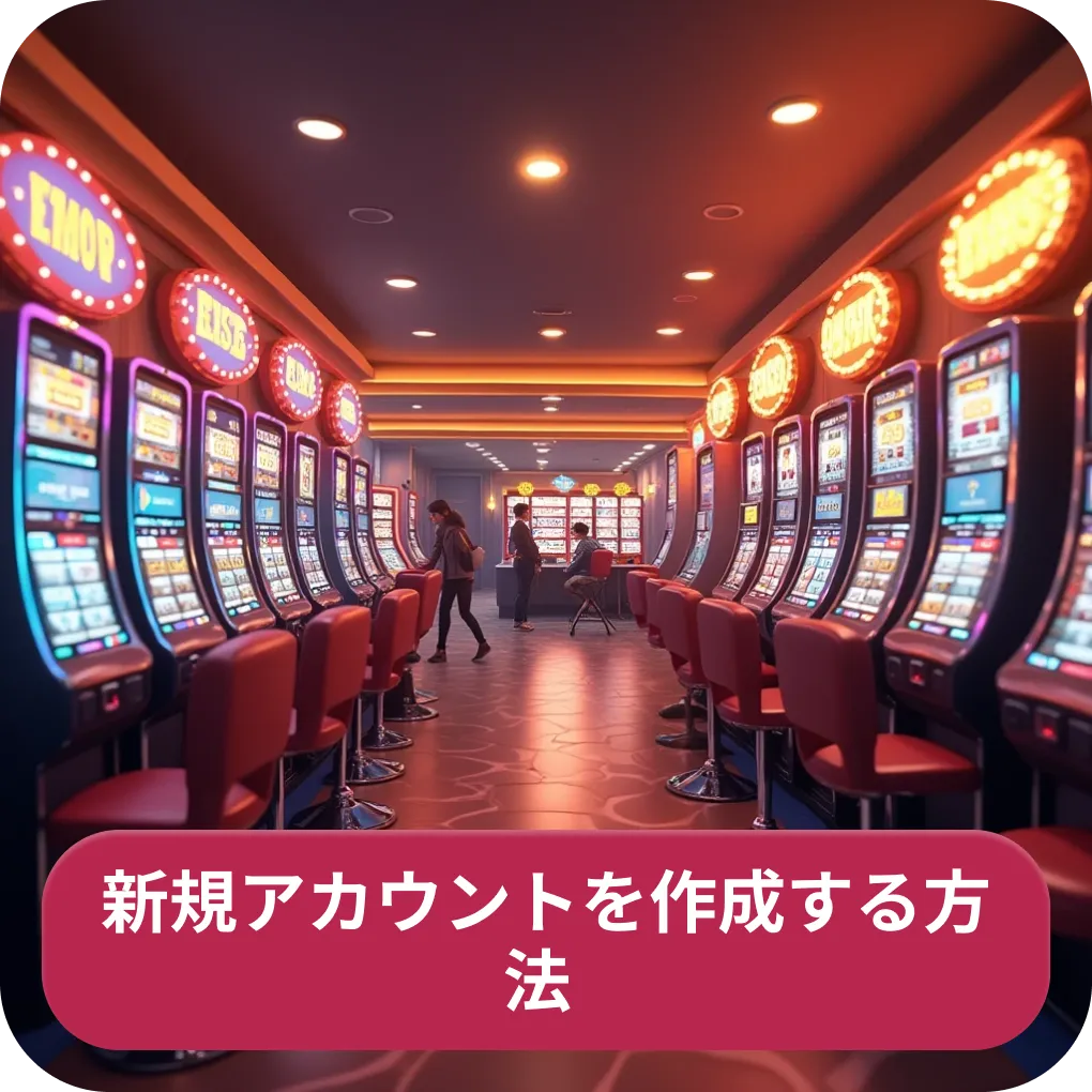 新規アカウントを作成する方法